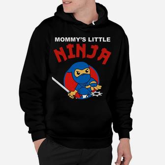 Kids Ninja Mommys Little Ninja Boys Girls Martial Arts Hoodie - Seseable