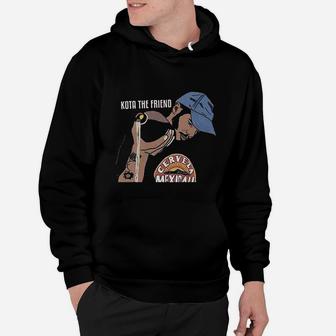 Kota The Friend Pouring, best friend christmas gifts, birthday gifts for friend, gifts for best friend Hoodie - Seseable