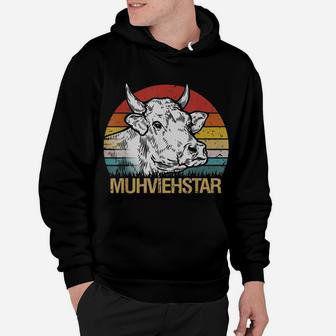 Kuh Tier Kuh Bauernhof Gesschenk Muhvi Hoodie - Seseable