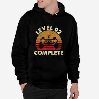 Level 2 Complete Vintage T-shirt Celebrate 2nd Wedding Hoodie - Seseable