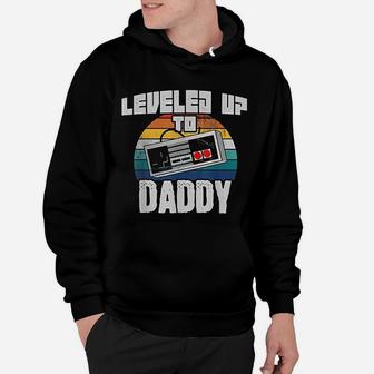 Leveled Up To Daddy Soon To Be Dad Father Gift Hoodie - Seseable