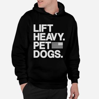 Lift Heavy Pet Dogs Gym Hoodie - Seseable