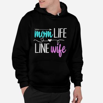 Lineman Mom Life Line Wife Hoodie - Seseable