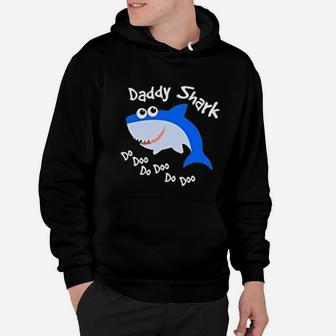 Little Daddy Shark, best christmas gifts for dad Hoodie - Seseable