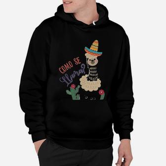 Llama Alpaca Themed Funny Pun Colorful Boho Llama Graphic Hoodie - Seseable