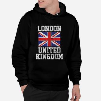 London United Kingdom Uk Vintage Gift Hoodie - Seseable