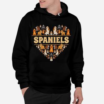 Love English Springer King Charles Spaniel Dog Mum Hoodie - Seseable