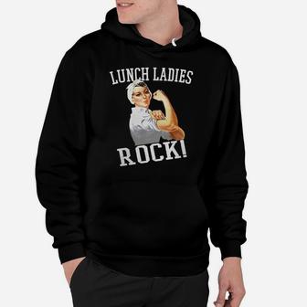 Lunch Ladies Rock Tshirt Funny Lunch Lady Shirts Hoodie - Seseable