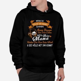 Lustiges Biker Mama Hoodie, Motorradfans Spruch-Design - Seseable