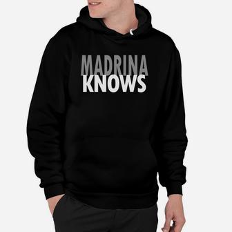Madrina Knows Spanish Godmother Mom Mexican Baby Shower Hoodie - Seseable