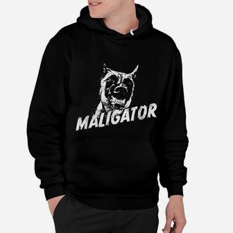 Maligator Belgian Malinois Hund Dog Fun Gift Hoodie - Seseable