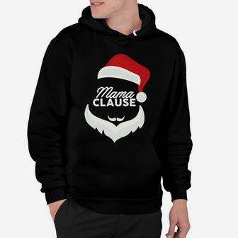 Mama Clause Christmas Xmas Matching Couples Novelty Hoodie - Seseable