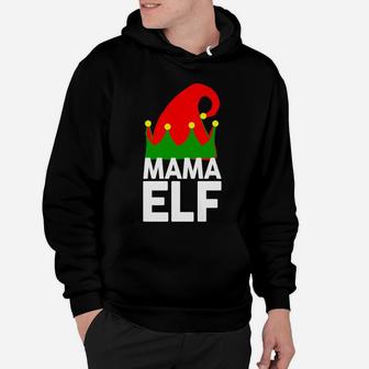Mama Elf Funny Christmas Santa Christmas Hoodie - Seseable