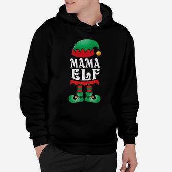 Mama Elf Matching Family Christmas Pajamas Elves Tee Hoodie - Seseable