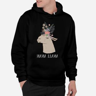 Mama Llama For Women Mama Llama Lover Gifts Hoodie - Seseable