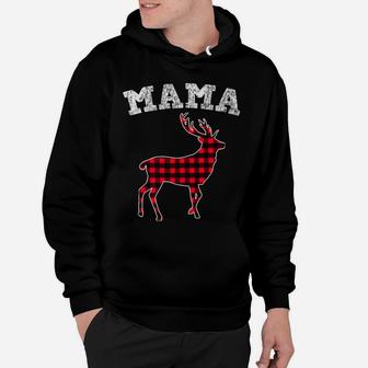 Mama Reindeer Matching Family Group Christmas Pj Tee Hoodie - Seseable