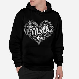 Math Valentines Day For Math Lovers Teachers Hoodie - Seseable