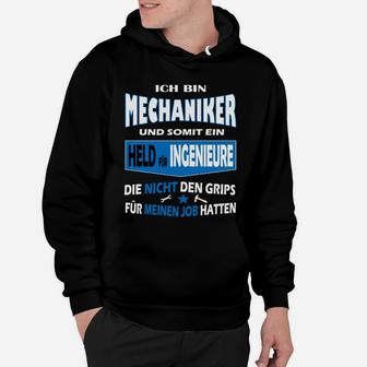 Mechaniker Für Ingenieure Gehalten Hoodie - Seseable