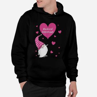 Medical Assistant Valentine Gnome Nurse Gift Hoodie - Seseable