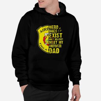 Meet My Airport Firefighter Dad Jobs Gifts Hoodie - Seseable