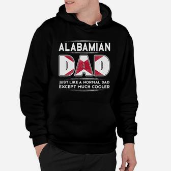 Mens Alabama Dad Is Cooler Promoted To Daddy Hoodie - Seseable