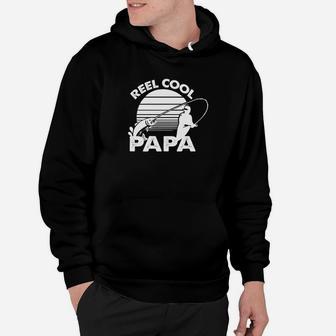 Mens Dad Grandpa Fishing Gif Reel Cool Papa Premium Hoodie - Seseable