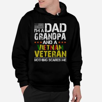 Mens Dad Grandpa Vietnam Veteran Vintage Mens Fathers Day Gifts T-shirt Hoodie - Seseable