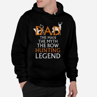 Mens Deer Hunting Cool Gift For Dad Bow Hunting Gift Hoodie - Seseable