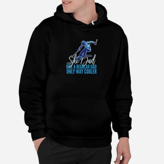 Mens Funny Ski Skier Way Cooler Fathers Day Gift Idea Hoodie - Seseable