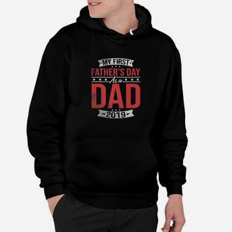 Mens My First Fathers Day As A Dad Fathers Day Gifts Hoodie - Seseable