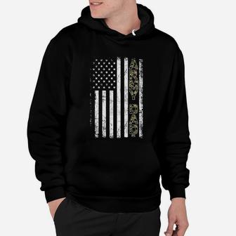 Mens Proud Army Dad T Shirt United States Usa Flag Father Gift Hoodie - Seseable