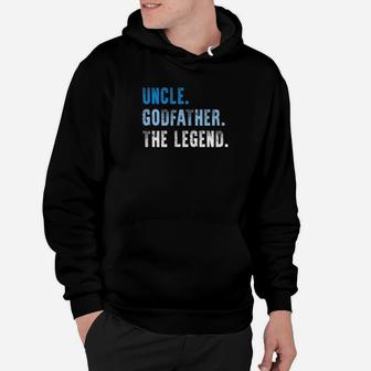 Mens Uncle Cool Awesome Godfather Hero Family Gift Hoodie - Seseable