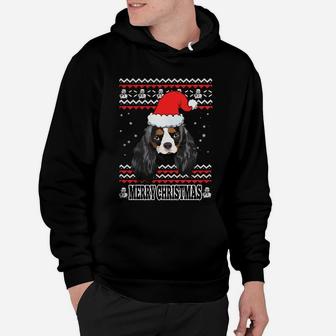 Merry Christmas Dogs Cavalier King Charles Spaniel Hoodie - Seseable