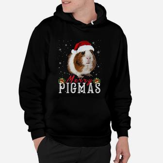 Merry Pigmas Funny Guinea Pig Christmas Hoodie - Seseable