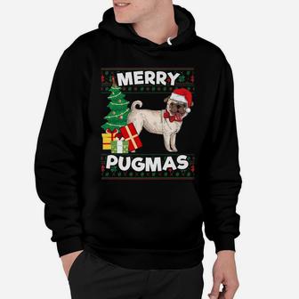 Merry Pugmas Funny Dog Lover Christmas Pug Tee Hoodie - Seseable