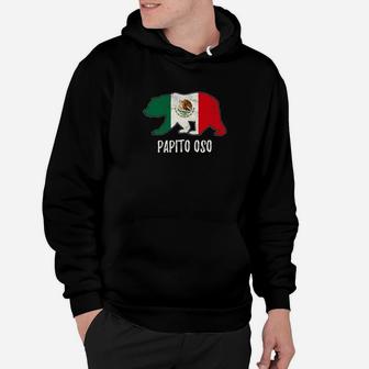 Mexico Flag Papa Mexican Bear For Him Hoodie - Seseable