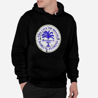 Miami Florida City Seal State Home Pride Dade County Hoodie - Seseable