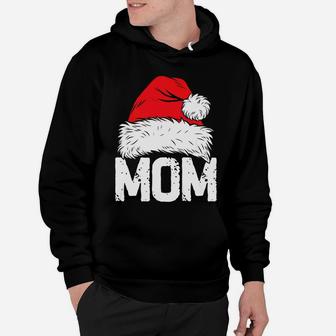 Mom Christmas Santa Family Matching Pajamas Mama Tee Hoodie - Seseable