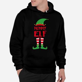 Mommy Elf Christmas Family Matching Pajamas Gift Hoodie - Seseable
