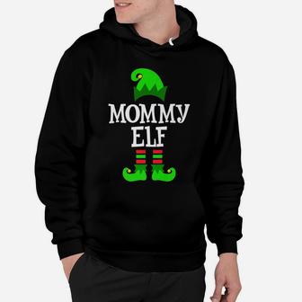Mommy Elf Matching Family Group Christmas Hoodie - Seseable
