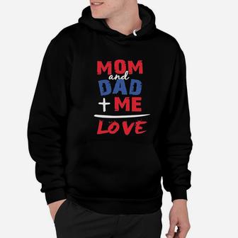 Mommy Is My Valentine Daddys Little Valentine Hoodie - Seseable