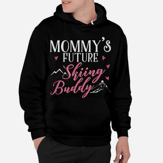 Mommys Future Skiing Buddy Mother Kid Matching Hoodie - Seseable