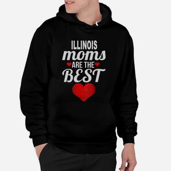 Moms From Illinois Are The Best Us States Mothers Day Gift Hoodie