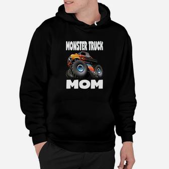 Monster Truck Mom Retro Big Trucks Mothers Premium Hoodie - Seseable