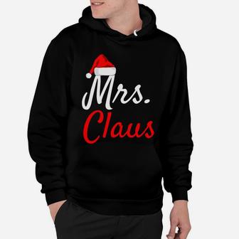 Mrs Claus Mama Claus Daddy Claus Baby Claus Hoodie - Seseable