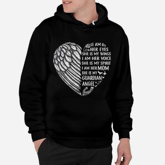 My Daughter Is My Guardian I Am Her Mom Hoodie - Seseable