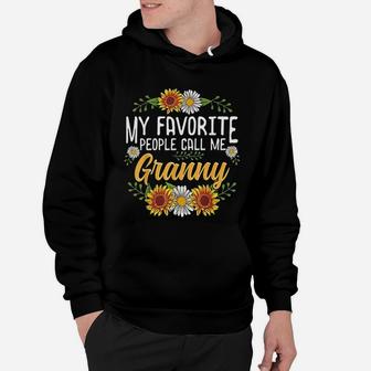My Favorite People Call Me Granny Mothers Day Gifts Hoodie - Seseable