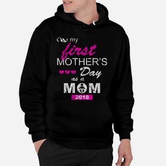 My First Mothers Day 2022 Gift For New Moms Hoodie - Seseable