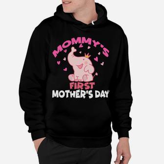 My First Mothers Day Mama Mom 1st New Moms Gift Hoodie - Seseable