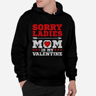 My Mom Is My Valentines Day Lovers Hoodie - Seseable